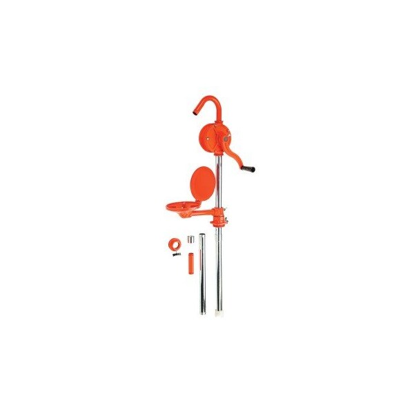 Iron Rotary Hand Drum Pump with Drip Pan